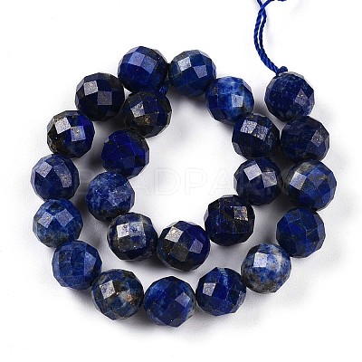 Natural Lapis Lazuli Beads Strands G-S345-8mm-24-1