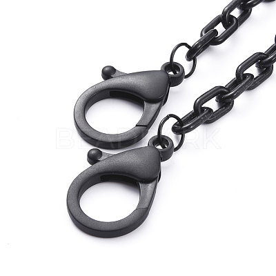 Personalized ABS Plastic Cable Chain Necklaces NJEW-JN02849-01-1