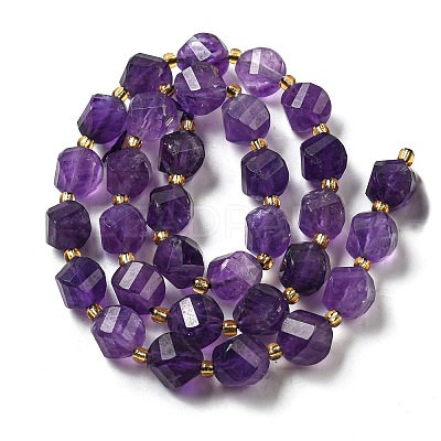 Natural Amethyst Beads Strands G-M443-B02-01-1