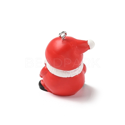 Christmas Theme Opaque Resin Pendants RESI-I336-01P-10-1