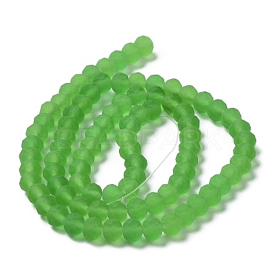 Transparent Glass Beads Strands X-EGLA-A034-T6mm-MD11-1