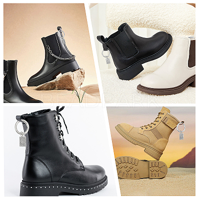 Tarot Theme Alloy Shoe Charms PALLOY-AB00062-1