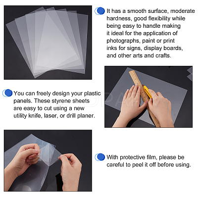 PVC Plastic Sheets DIY-WH0304-126-1