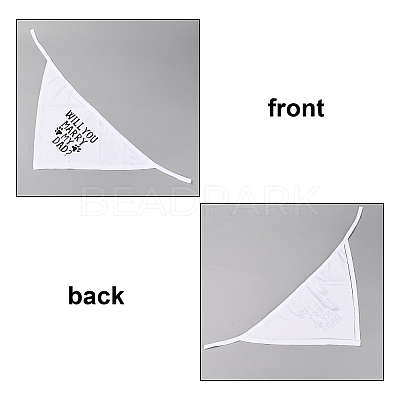 2Pcs 2 Style Cloth Pet Handkerchi AJEW-GF0003-42-1