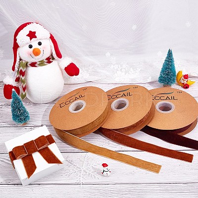 Velvet Ribbon SRIB-WH0006-18I-1