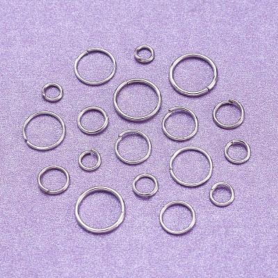 1600 pcs Iron Open Jump Rings IFIN-MSMC010-04P-NF-1