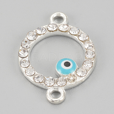 Alloy Rhinestone Links connectors ALRI-S170-23S-1