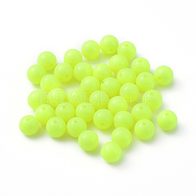 Fluorescent Acrylic Beads MACR-R517-8mm-01-1