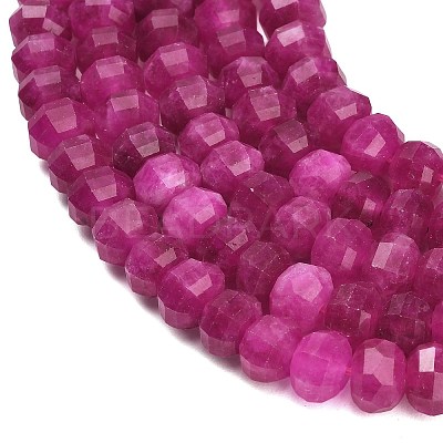 Dyed Natural White Jade Beads Strands GG-CBA9106-01E-1