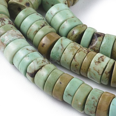 Natural Magnesite Beads Strands TURQ-L030-04B-02-1