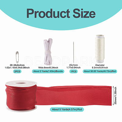 DIY Hair Tie Making Kits DIY-TA0015-81C-1