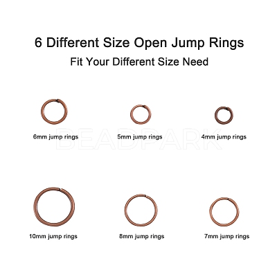 1 Box of Iron Open Jump Rings IFIN-MSMC010-04R-NF-1