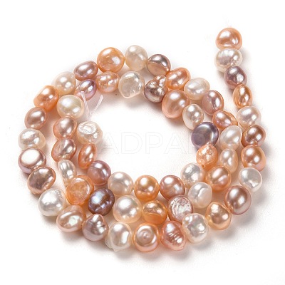 Natural Cultured Freshwater Pearl Beads Strands PEAR-L033-45E-01-1