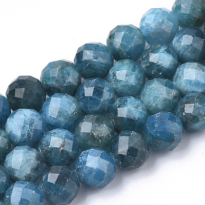 Natural Apatite Beads Strands G-S345-6mm-008-1
