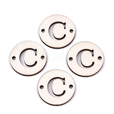 Unfinished Natural Poplar Wood Links Connectors WOOD-S045-140B-01C-1