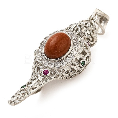 Synthetic Goldstone Pendants G-F776-01P-03-1