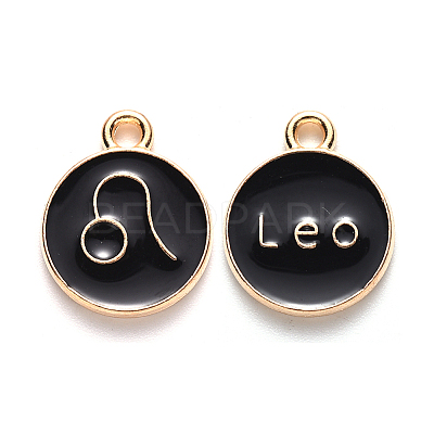 Alloy Enamel Pendants LS-X-ENAM-S124-01B-08G-1