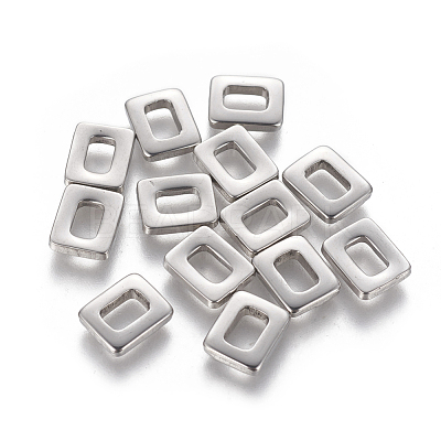 Tarnish Resistant 201 Stainless Steel Linking Rings STAS-L233-015P-1