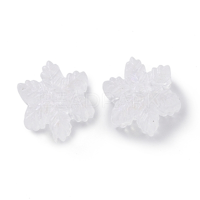 Transparent Acrylic Beads OACR-P007-30-1