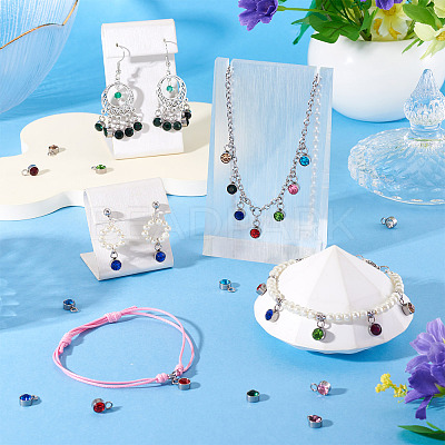 10Pcs Glass Rhinestone Charms STAS-TA0003-26H-1
