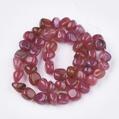 Natural Dragon Veins Agate Beads Strands G-S349-28F-1