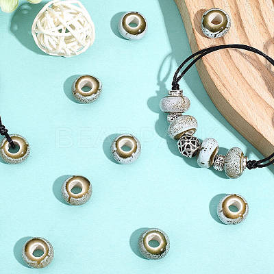 40Pcs Handmade Porcelain Beads PORC-PA0001-35-1