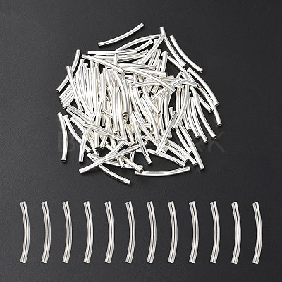 100Pcs Brass Tube Beads KK-YW0001-64-1