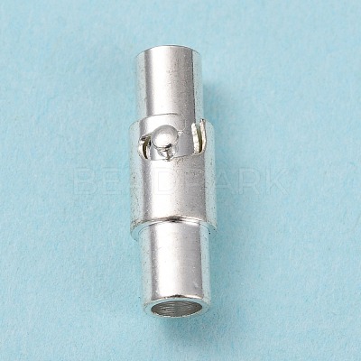 Brass Locking Tube Magnetic Clasps MC079-S-1
