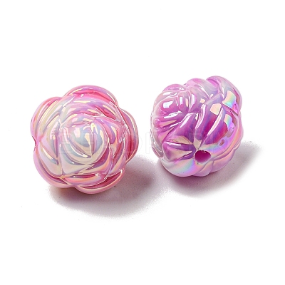UV Plating Acrylic Beads PACR-C006-14-1