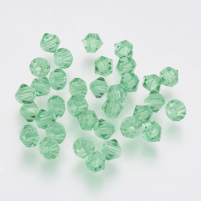 Imitation Austrian Crystal Beads SWAR-F022-4x4mm-218-1