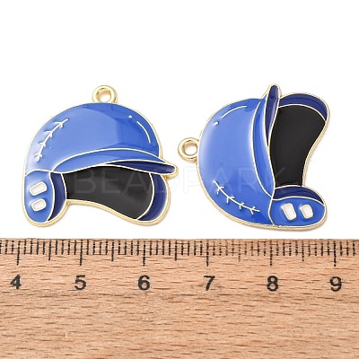 Baseball Alloy Enamel Pendants AL-CBA2679-07B-G02-1