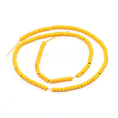 Non-magnetic Synthetic Hematite Beads Strands G-WH0018-01D-1