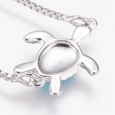 Long-Lasting Plated Adjustable Brass Slider Bracelets BJEW-P165-13A-1
