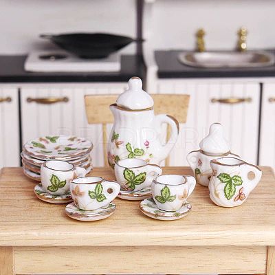 Mini Ceramic Tea Sets BOTT-PW0011-44C-1