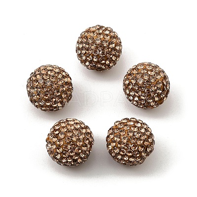 Pave Disco Ball Beads RB-Q195-14mm-246-1