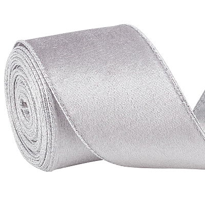 10 Yards Single Face Velvet Ribbon OCOR-WH0093-12A-1