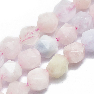 Natural Morganite Beads Strands G-K303-B03-6mm-1