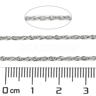 Tarnish Resistant 304 Stainless Steel Rope Chain CHS-C010-01A-P-1