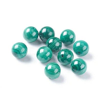 Natural Malachite Beads G-E557-13B-1