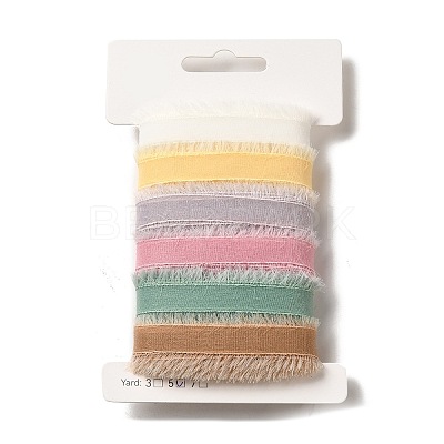 Polyester and Nylon Raw Edged Ribbon Sets DIY-Z029-01C-1