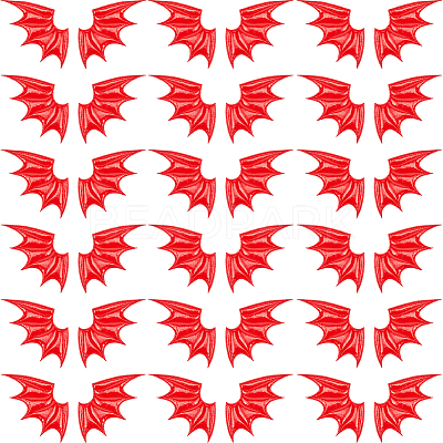 40Pcs 2 Style Demon Wing PU Leather Ornament Accessories FIND-GF0005-93A-1
