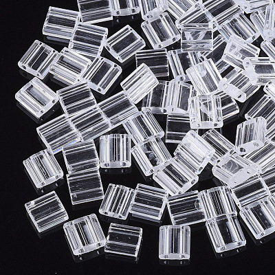 2-Hole Glass Seed Beads SEED-T003-01C-02-1