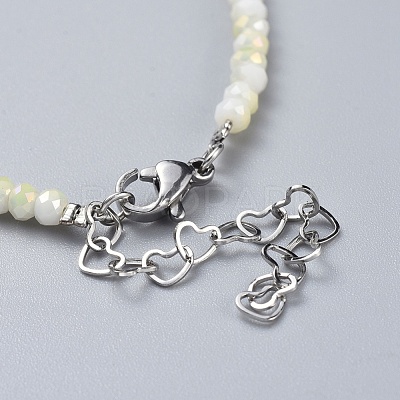 Glass Beads Bracelets BJEW-JB04398-1