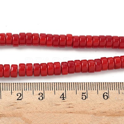 Opaque Glass Beads Strands GLAA-I060-01C-1