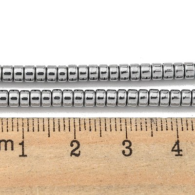 Electroplated Synthetic Non-magnetic Hematite Beads Strands G-K361-A02-01-1