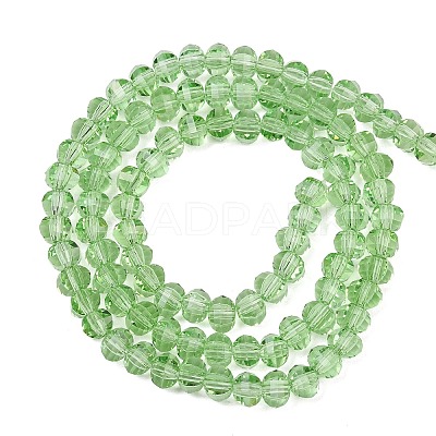 Transparent Glass Beads Strands GLAA-G125-01A-04-1