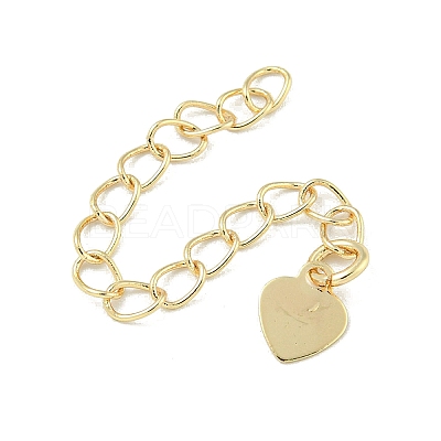 Rack Plating Brass Chain Extender FIND-T071-16G-01-1