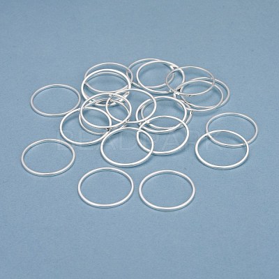 Brass Linking Rings KK-Y003-03G-S-1