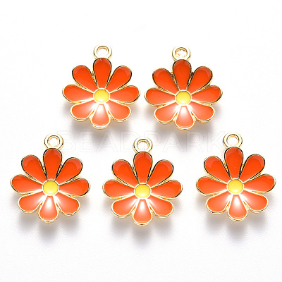 Alloy Enamel Pendants ENAM-S121-116F-1