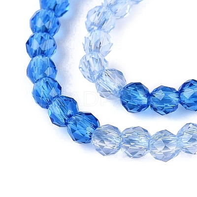 Transparent Glass Beads Strands GLAA-N074-01A-12-1